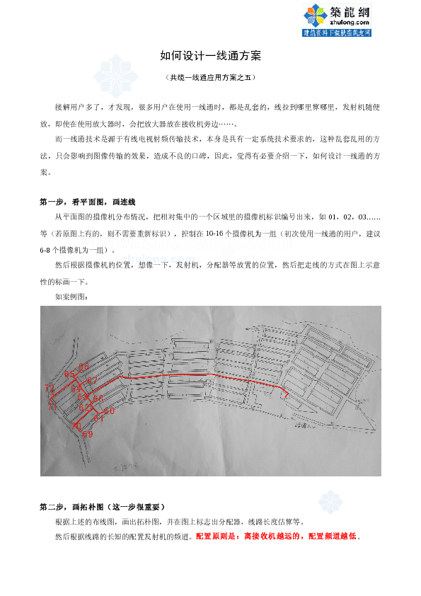 安防系统一线通技术讲解