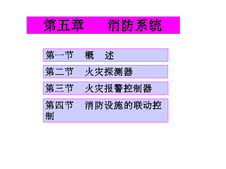 楼宇自动化消防系统